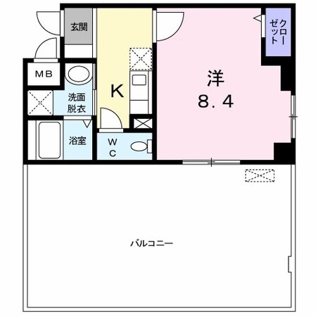 ミニョン　メゾン　ジュジュの物件間取画像